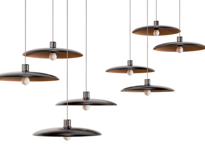 现代金属垂线吊灯