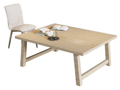 现代实木餐桌椅组合