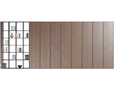 现代装饰书柜3d模型 现代装饰书柜