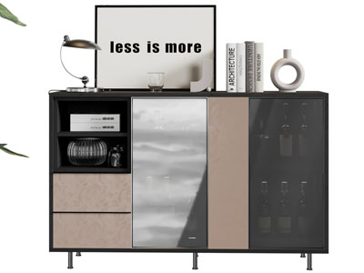 现代玄关柜 餐边柜 酒柜3d模型 现代玄关柜 餐边柜 酒柜