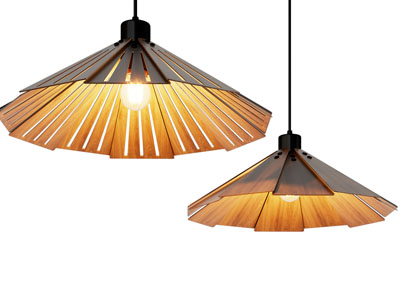 现代伞状灯罩吊灯