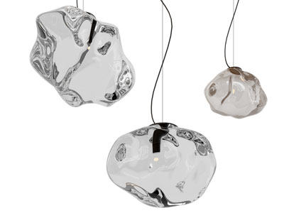 现代不规则灯罩的吊灯