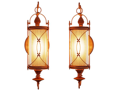 美式铜制复古壁灯