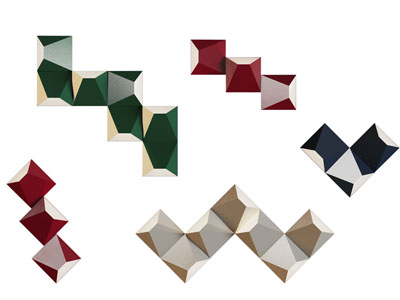 现代几何造型的墙饰壁灯