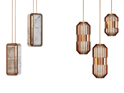 新中式垂线吊灯