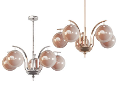 现代球型灯罩吊灯