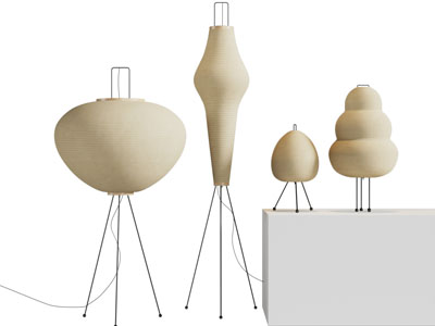 侘寂风落地灯 台灯