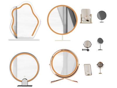 现代化妆 梳妆镜子 生活用品