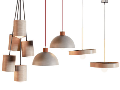 现代单头垂线吊灯