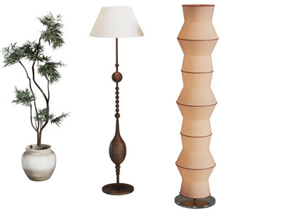 新中式中古风落地灯