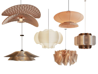 侘寂风垂线吊灯