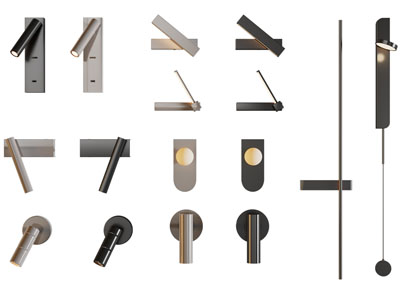 现代可转向壁灯