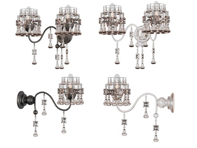 欧式水晶壁灯