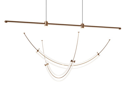 现代一字型吊灯