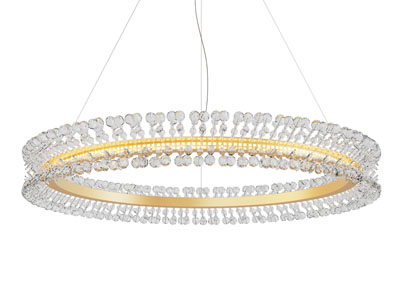 现代圆形水晶吊灯