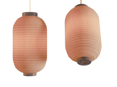 侘寂风灯笼造型吊灯