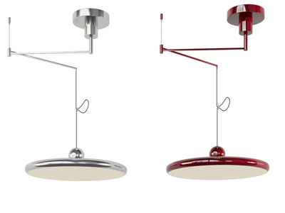 北欧垂线可转向吊灯