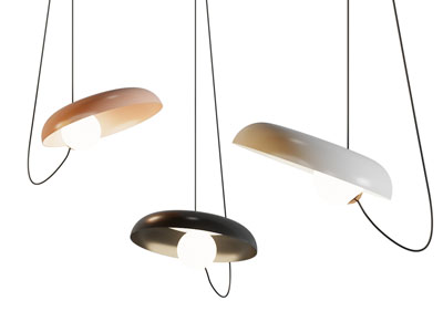 现代垂线金属灯罩吊灯