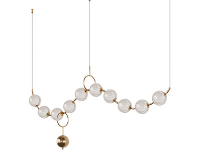 现代串珠项链吊灯