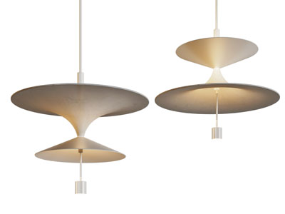 现代双层灯罩吊灯