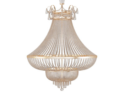 欧式水晶串珠吊坠吊灯