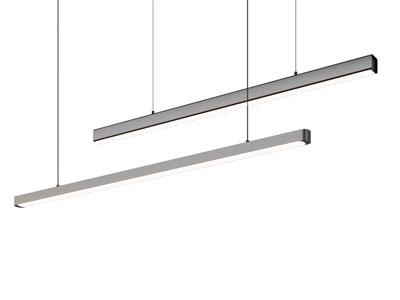 现代办公一字型长方形吊灯
