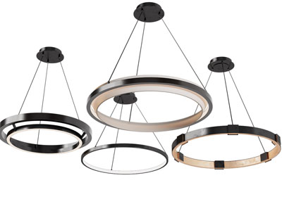 现代圆环吊灯