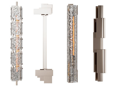 现代水纹玻璃灯罩壁灯