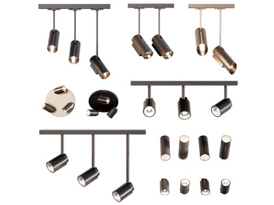 现代可转向筒灯射灯