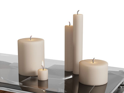 现代蜡烛 摆件
