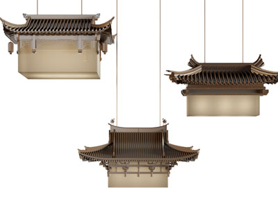 新中式建筑造吊灯