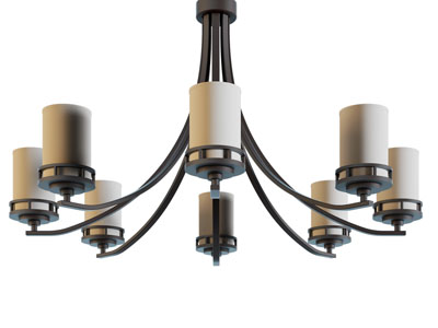 新中式多头吊灯