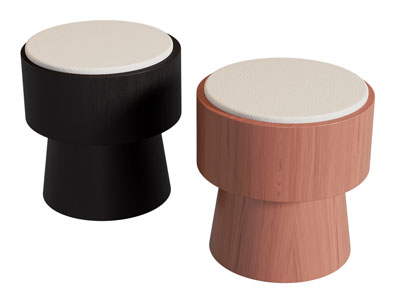 新中式圆形坐墩 坐凳 沙发凳子