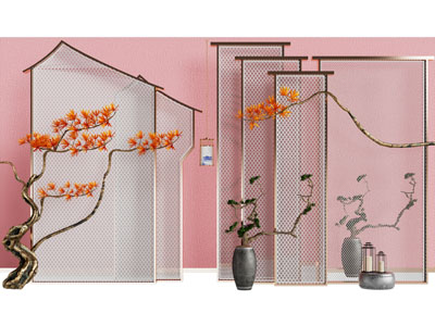 新中式美陈 户外装置