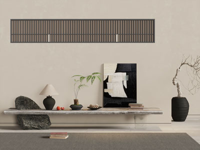 侘寂风端景条案 摆件组合