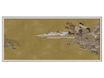 新中式装饰挂画3d模型 新中式装饰挂画