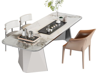 新中式茶桌椅组合