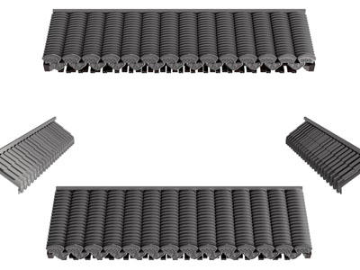 新中式瓦片屋檐 屋顶 建筑构件