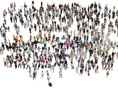 现代男人 女人 多人 人物3d模型 现代男人 女人 多人 人物