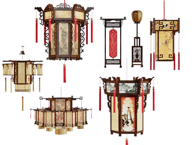 新中式古典吊灯