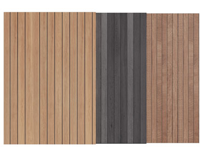 现代栅格板 吸音板 护墙板3d模型 现代栅格板 吸音板 护墙板