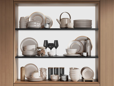 现代陶瓷碗碟餐具组合