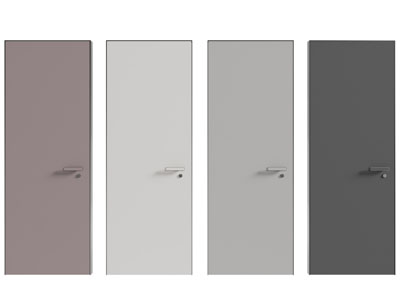 现代木门 房门 平开门3d模型 现代木门 房门 平开门
