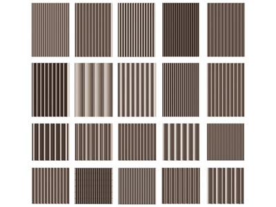 现代栅格板 吸音板 护墙板3d模型 现代栅格板 吸音板 护墙板