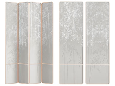 新中式屏风3d模型 新中式屏风