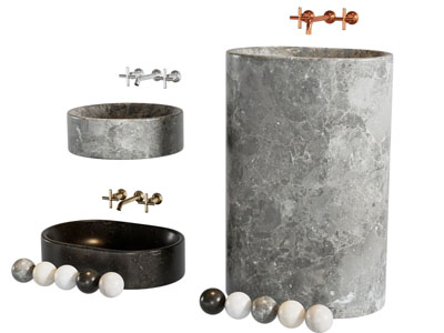 现代立式洗手台 洗手盆