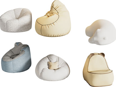 现代布艺懒人沙发