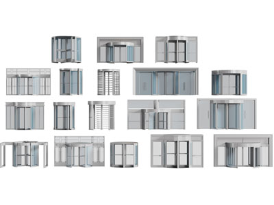 现代凯旋门 大门3d模型 现代凯旋门 大门