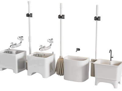现代拖把池 拖把 卫浴小件