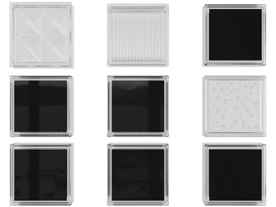 现代玻璃砖 瓷砖3d模型 现代玻璃砖 瓷砖